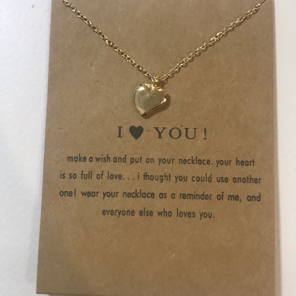 I LOVE YOU ❤️ Dainty Necklace